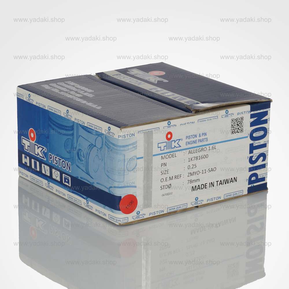 پیستون مزدا 323 سایز 0.25 TIK تایوان نما جعبه
