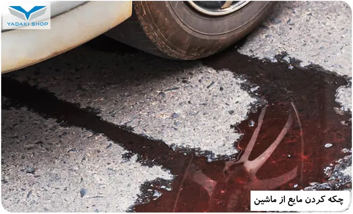 رانندگی هنگام چکیدن آب از ماشین