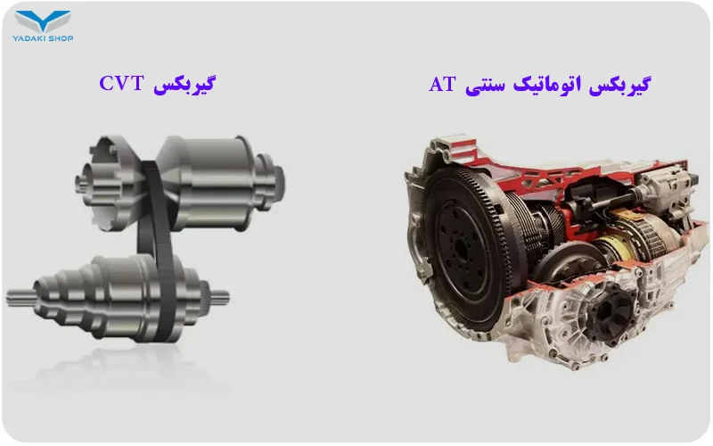مقایسه گیربکس cvt با گیربکس اتومات سنتی